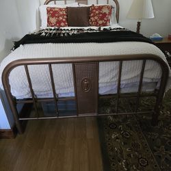 Antique Bed Frame and mattress