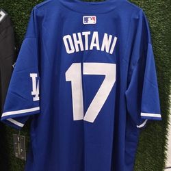 Los Angeles Dodgers Ohtani #17 Blue Baseball Jersey