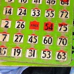 Vintage Bingo Cards