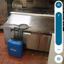 3 Door Fridge/ Salad , Condiments Prep Table