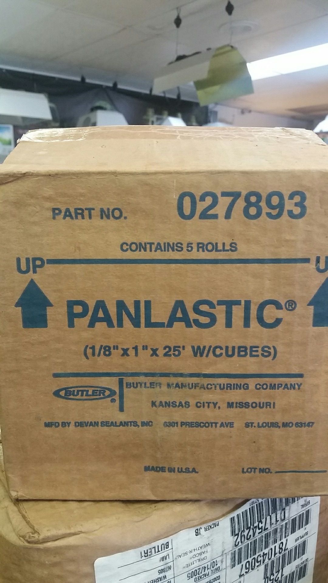 Roofing panlastic butyl rubber sealant