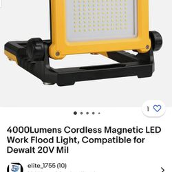 Cordless Led Work light 4000  Lumens