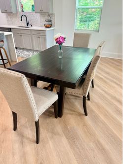Moving Sale — Dining Set w/ Brand New Extender | Full Set or Separate