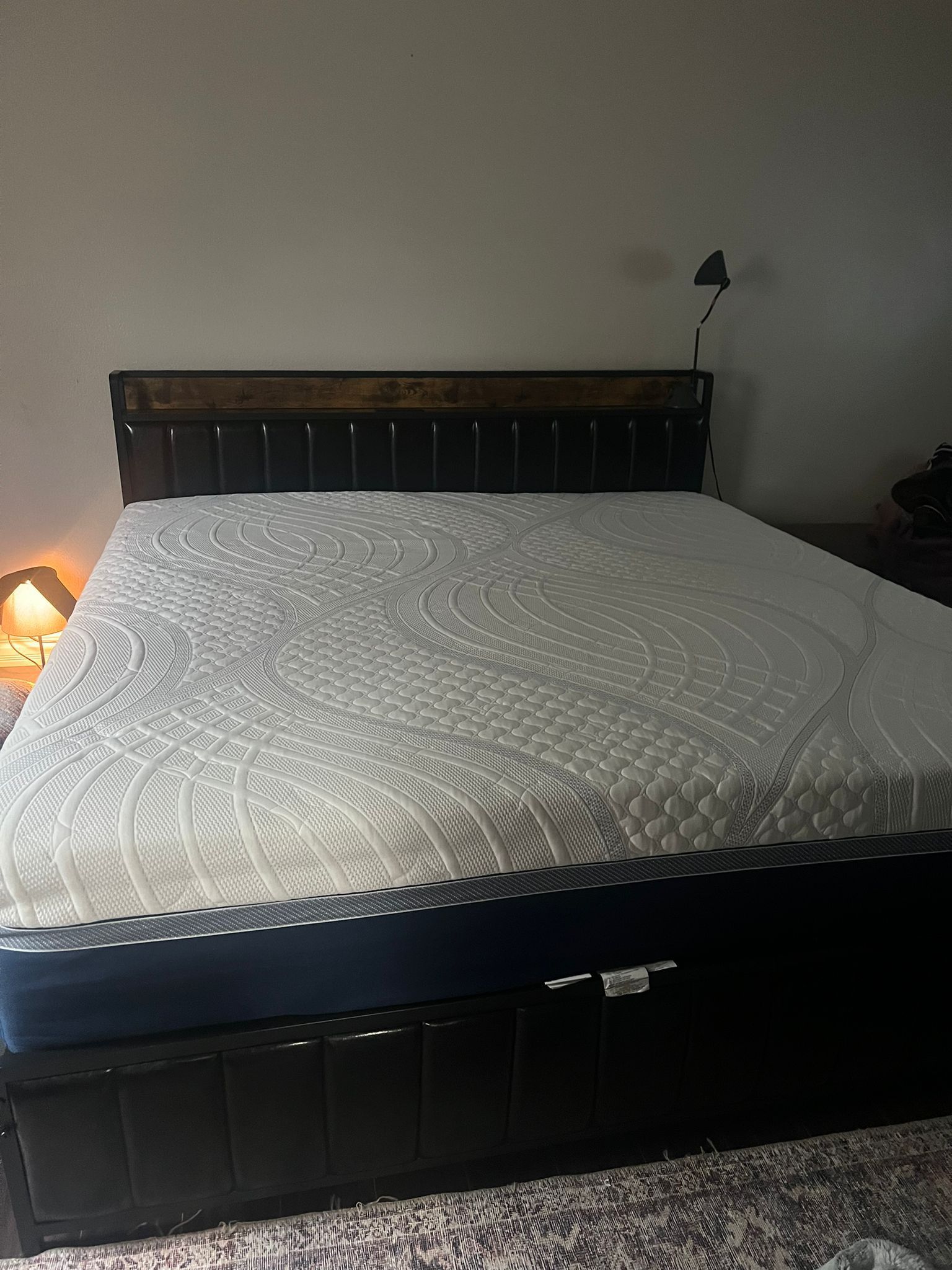 King Size Mattress And Bed Frame 