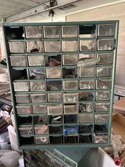 Two Hardware Organizers Full