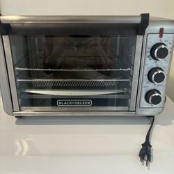 BLACK+DECKER Crisp 'N Bake Air Fry Countertop Convection Toaster Oven, XL Capacity, 8-Slice, 5-in-1, Fits 9” x 13” pan,12” Pizza, 60-Min Timer, Bake,