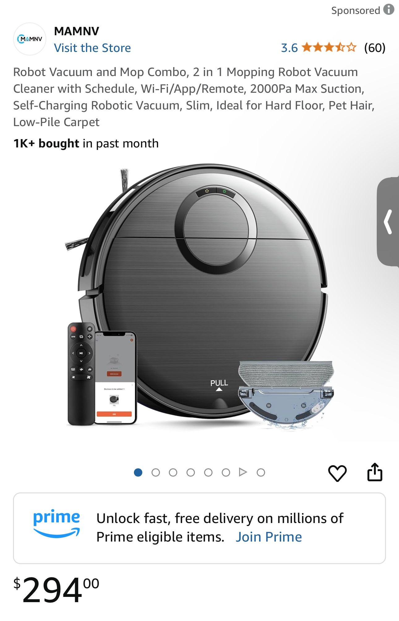 2in One Vacuum Mop