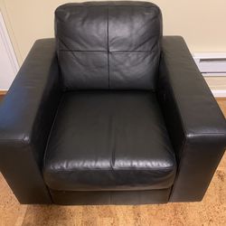 Ikea leather armchair for sale( real leather)