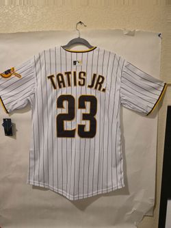 New Mens Padres Tatis Jr #23 White Jerseys Stitched