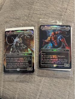 Magic the Gathering Spiderman Cards