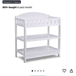 Delta Children Infant Changing Table with Pad, White