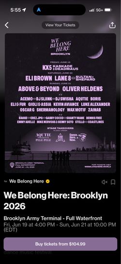 We Belong Here- Sat/Sun combo Plantinum 2x