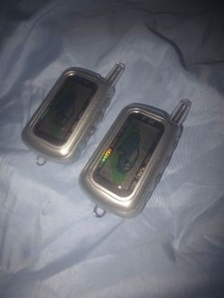 Brand new car alarm with two remotes