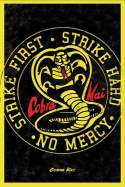 Cobra Kai Strike First 24in × 36in Wall Poster