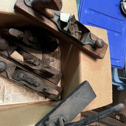 5 Antique Wood planes