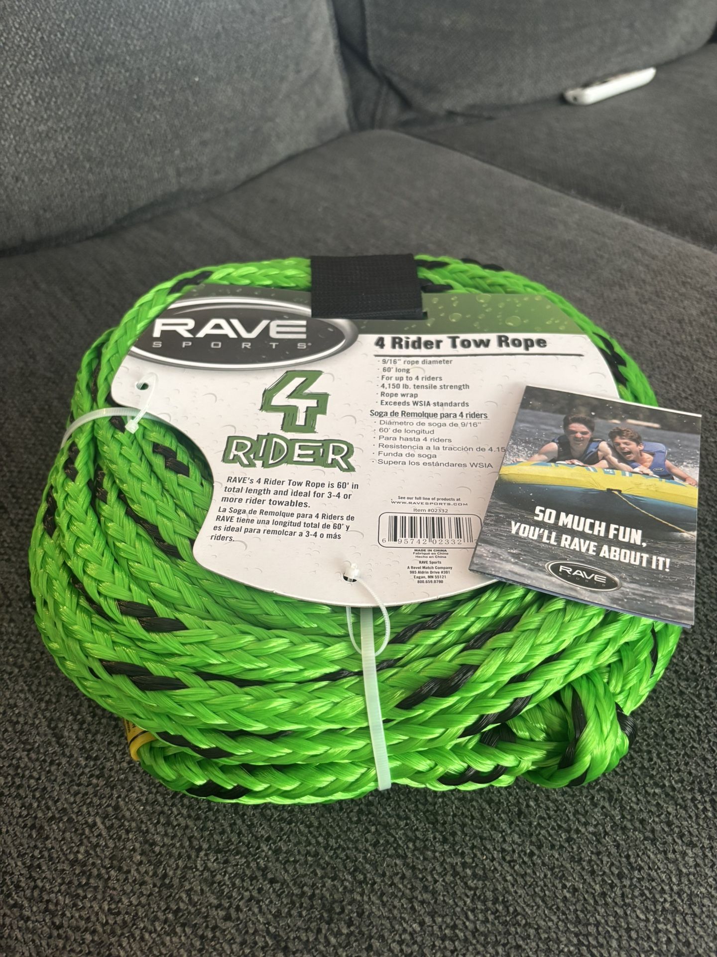 Rave Sports Tow Rope For Lake Towable