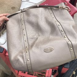 Gold Tote LEATHER COACH tote Bag 