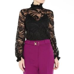 Emilio Pucci Black Lace Blouse 🖤