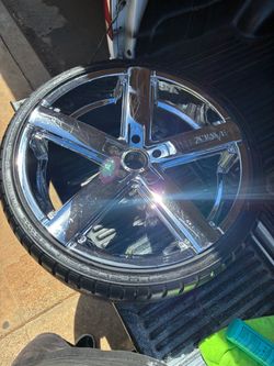 22” 2Crave Chrome Wheels + Tires