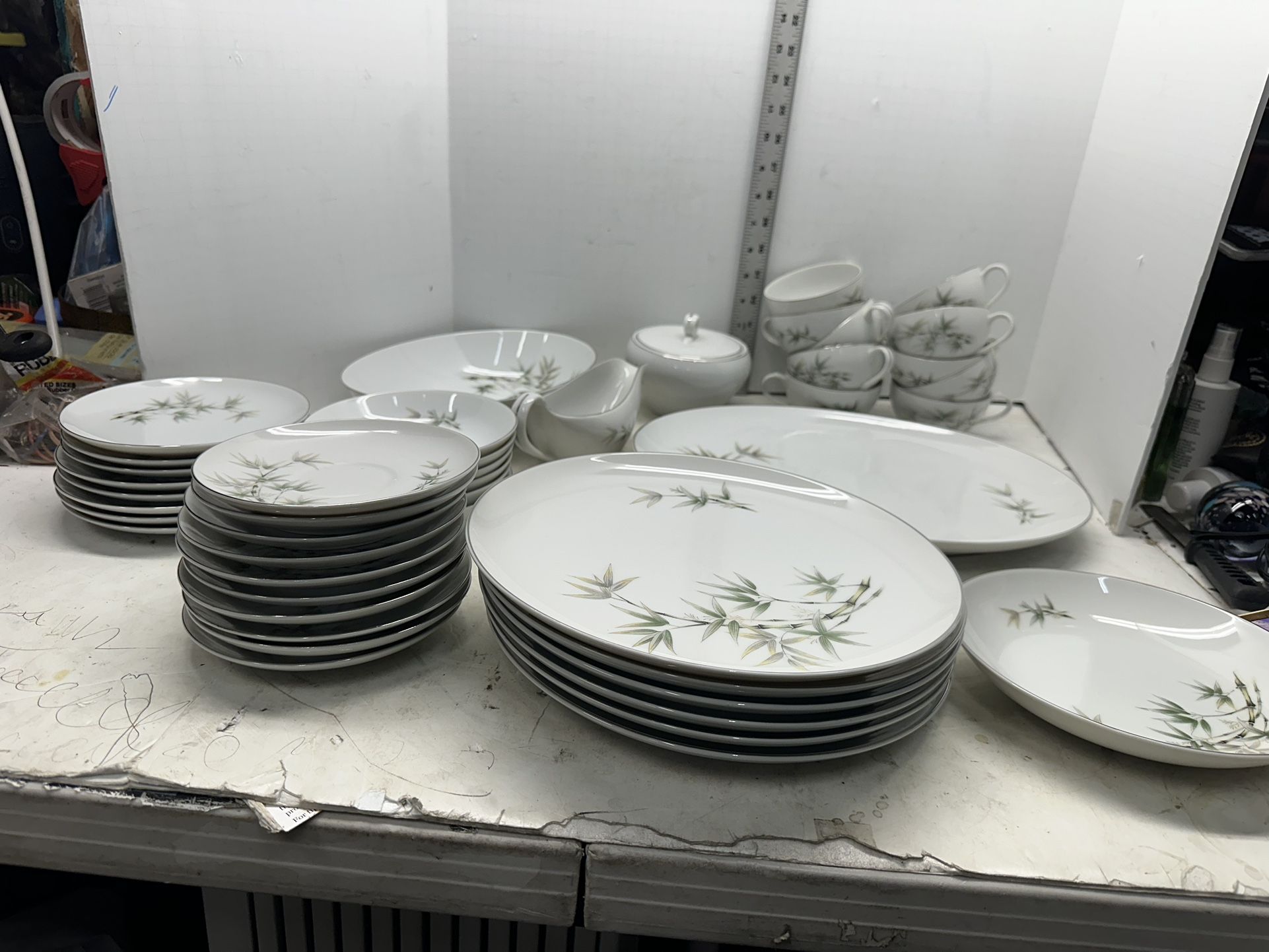 Lot of 47 Pieces Vintage Arita China Japan Bamboo #Р