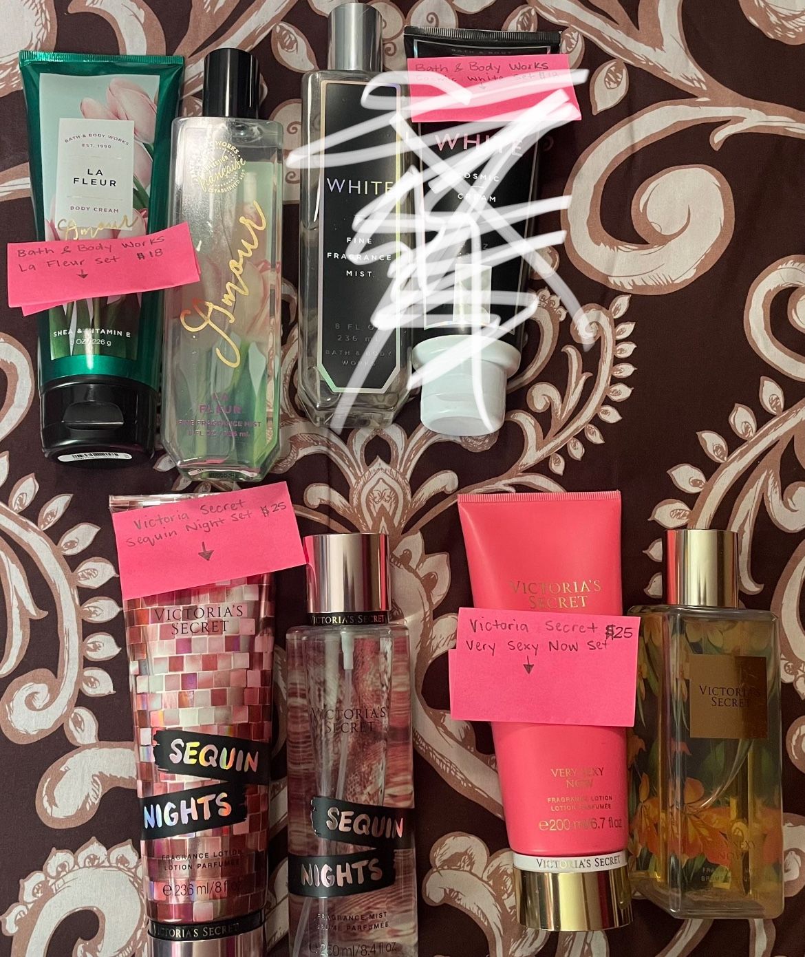 Victoria Secret, Bath and Body Works Lotion N Mist