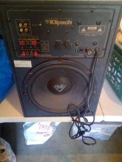 Vintage Klipsch SW10 Subwoofer
