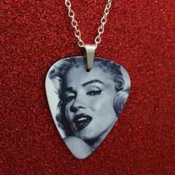 Classic Marilyn Monroe Guitar Pick Necklace 