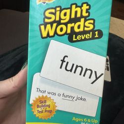 Sight Words Level 1, Great for Skill Building and Test Prep, 96 Cards Included, for Ages 6 and Up 