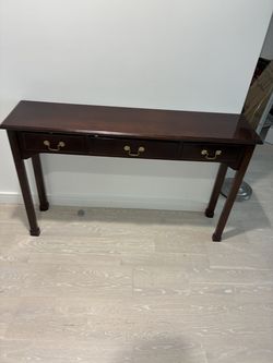 Chippendale Style Console Sofa/Accent Table