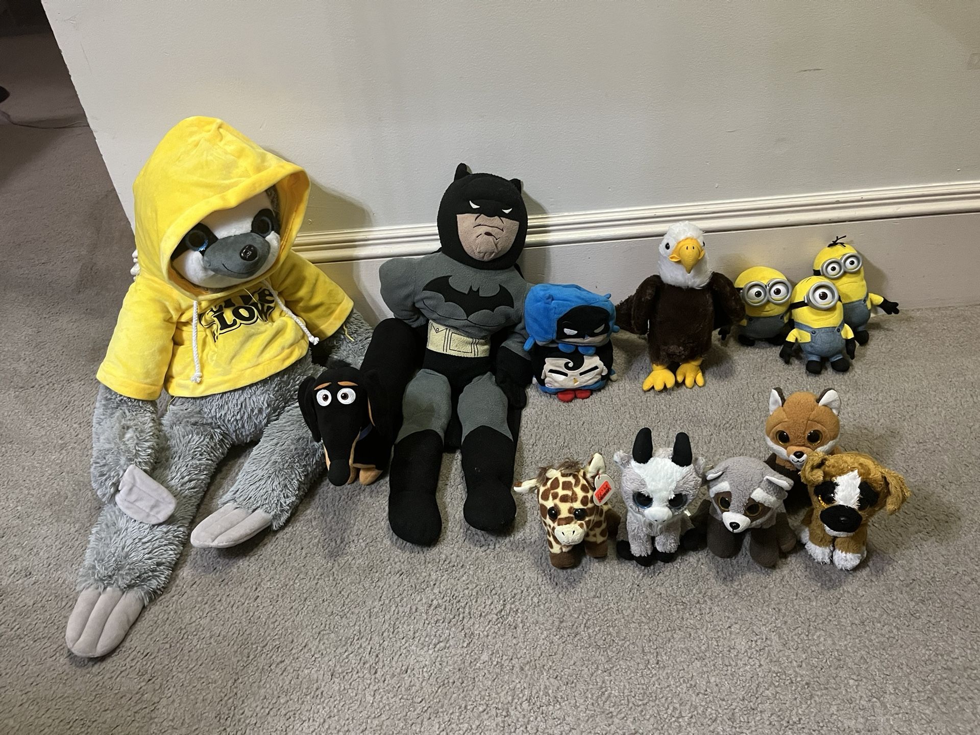 Assortment Of Plush Toys