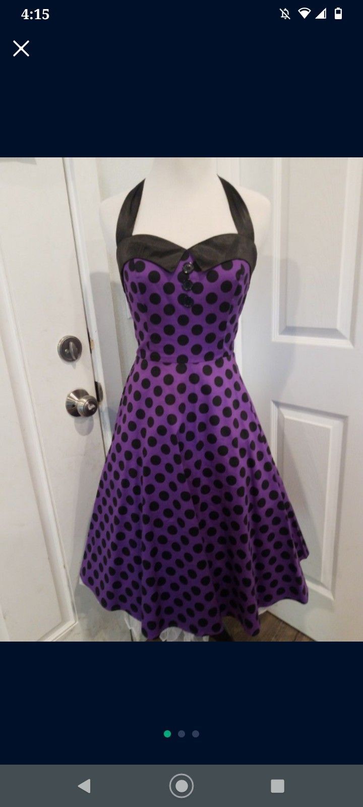 Purple Polka Dot Dress