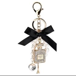 Perfume Bottle Keychain