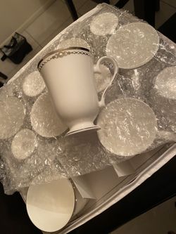 Lennox Pure Platinum Design Coffee cups 12 piece