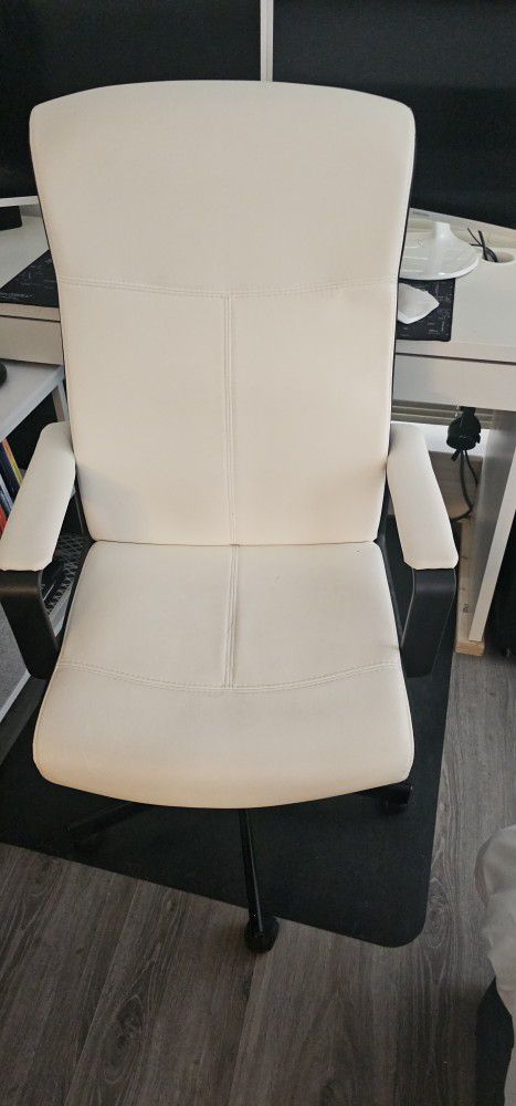 Chair Desk White 