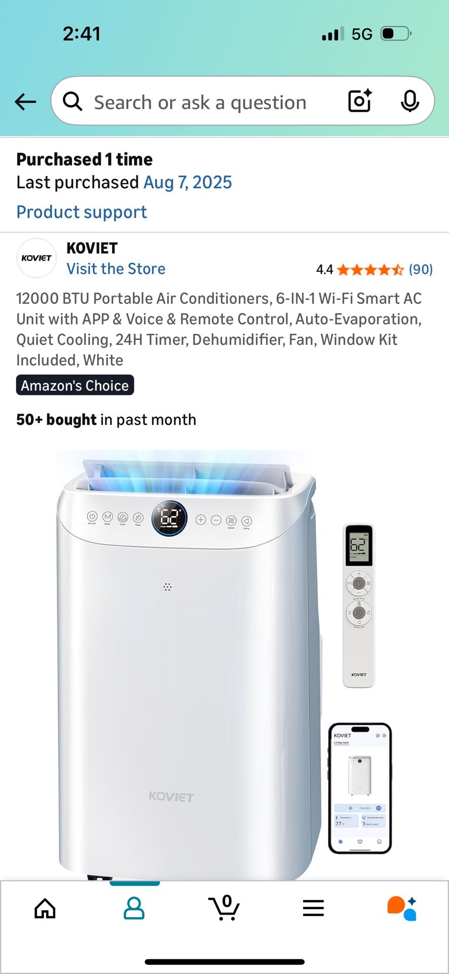 AC Unit (Never Used - Like New)