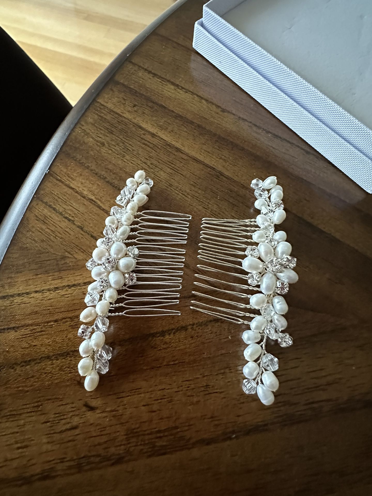 Pearl Floral Bridal Comb