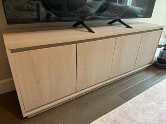 Presque 68 in. Alder White TV Stand