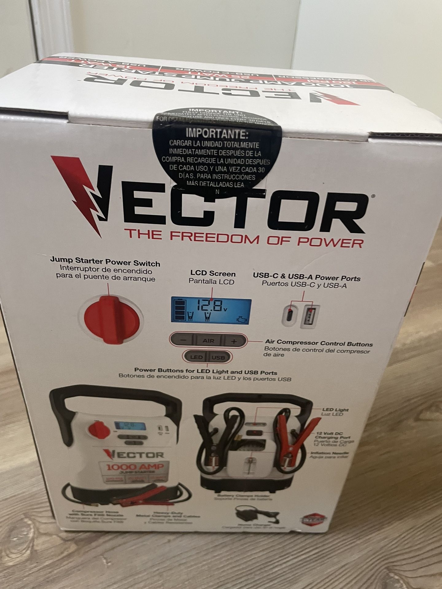 VECTOR 1000AMP Jump Starter