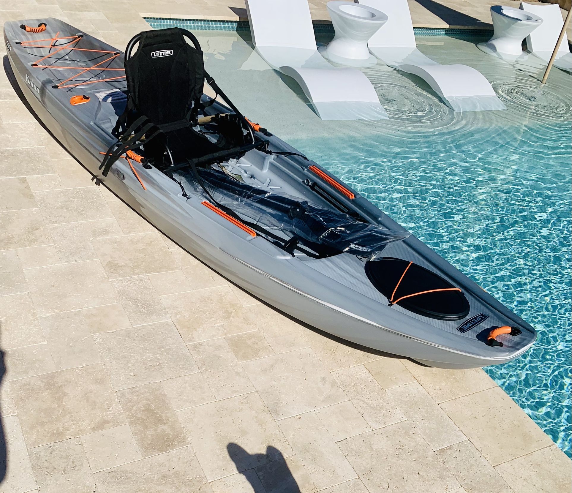 🔥 BRAND NEW LIFETIME YUKON ANGLER 116 FISHING KAYAK