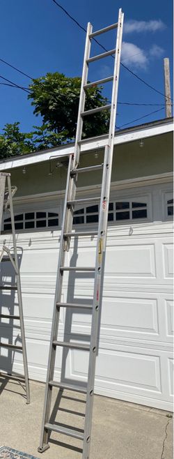 13’ extension ladder, aluminum