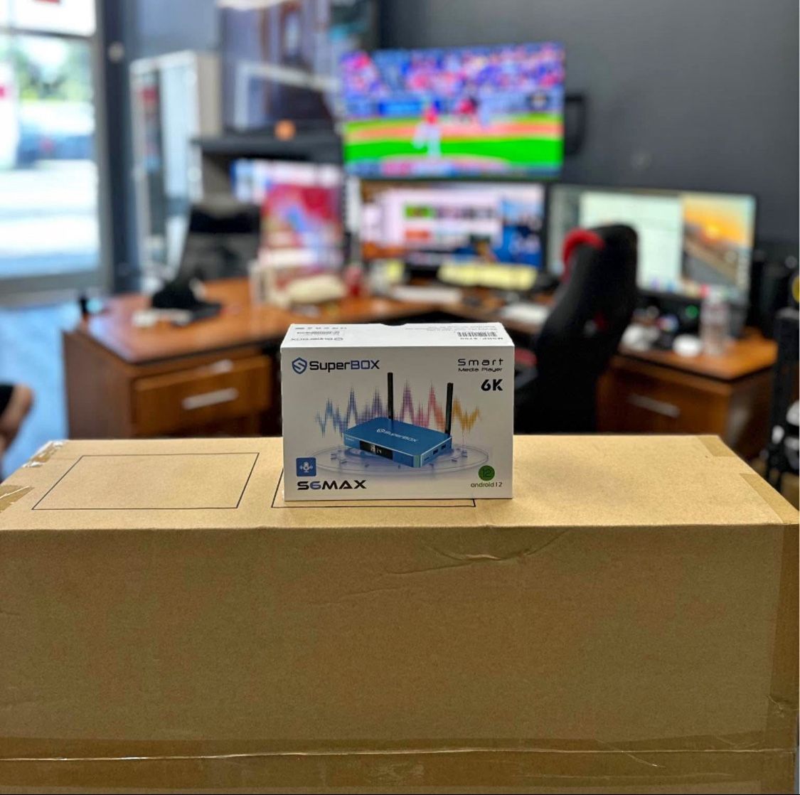 SUPERBOX S6 MAX SMART TV BOX FULLY LOADED WITH ALL PPVS SPORTS MOVIES SERIES LIVE TV AND MORE