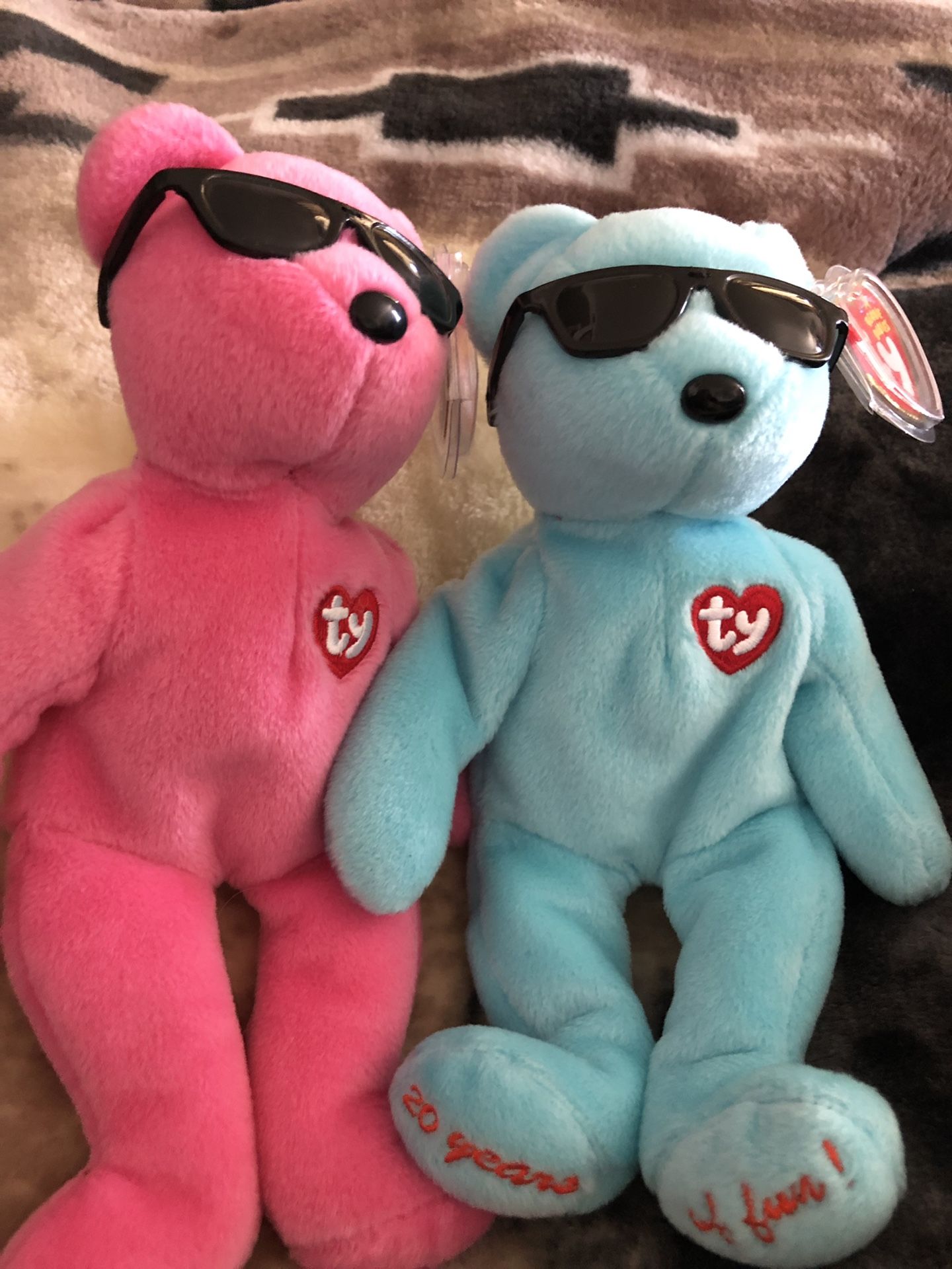 Summer time fun beanie babies