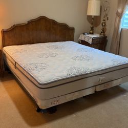 King matress w/ Low Profile Box spring 