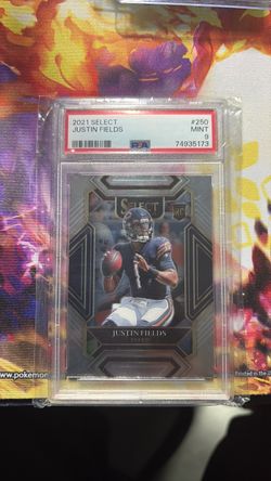2021 Select Justin Fields RC PSA 9 #250