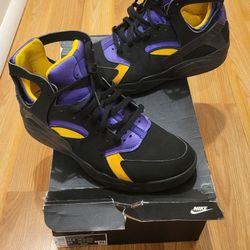 Nike Air Huarache Lakers Size 11.5 