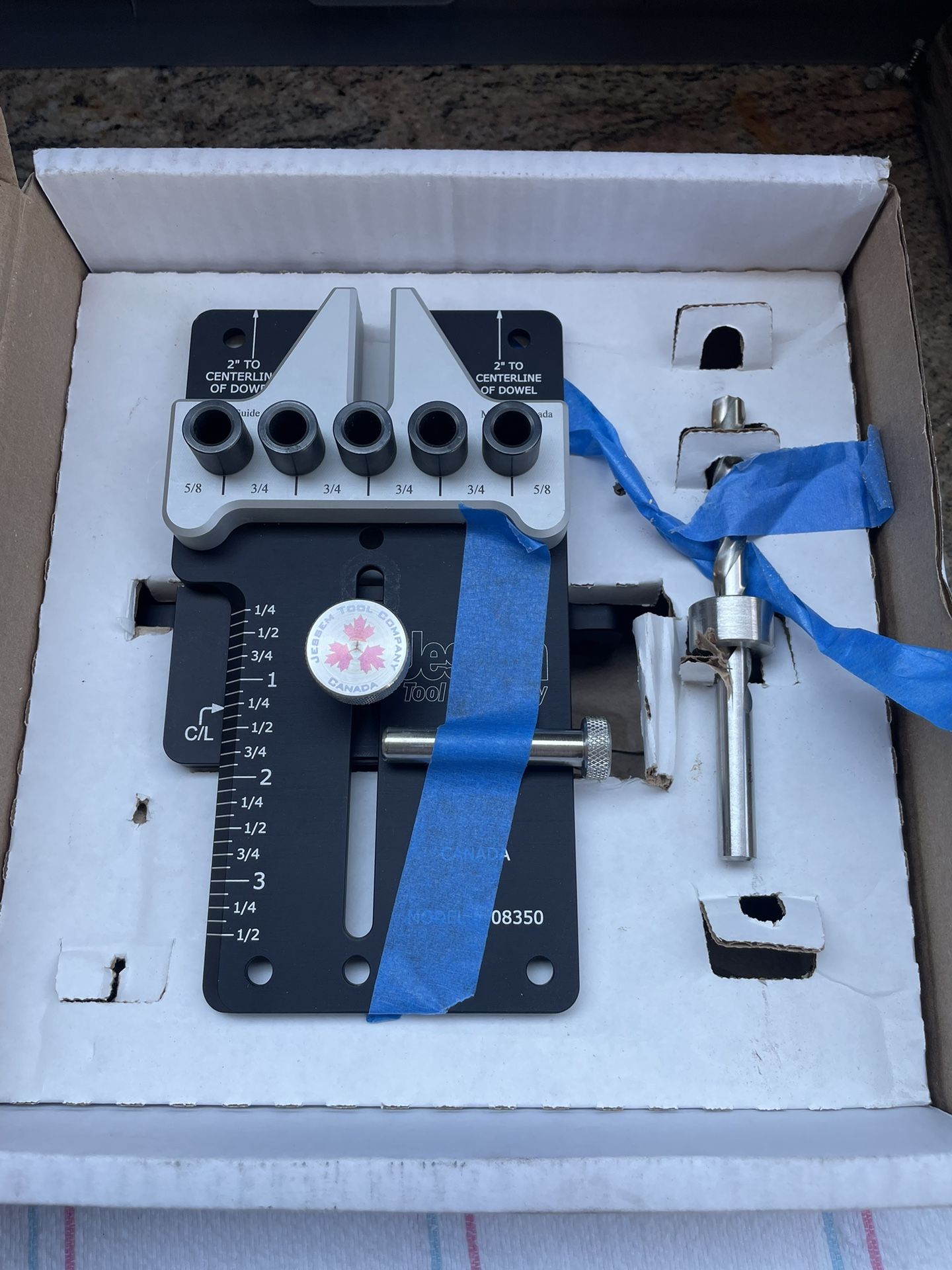 Jessem 08350 -3/8 Dowelling Tig With Main Body And Mounting Agle 