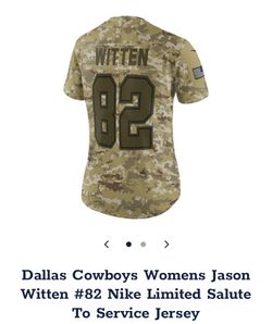 Salute To Service Jason Witten Dallas Cowboys #82Nike Women’s Jersey Size Medium
