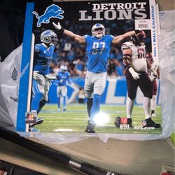 Detroit Lions2024 Wall Calendar By https://offerup.com/redirect/?o=TkZMLmNvbQ==