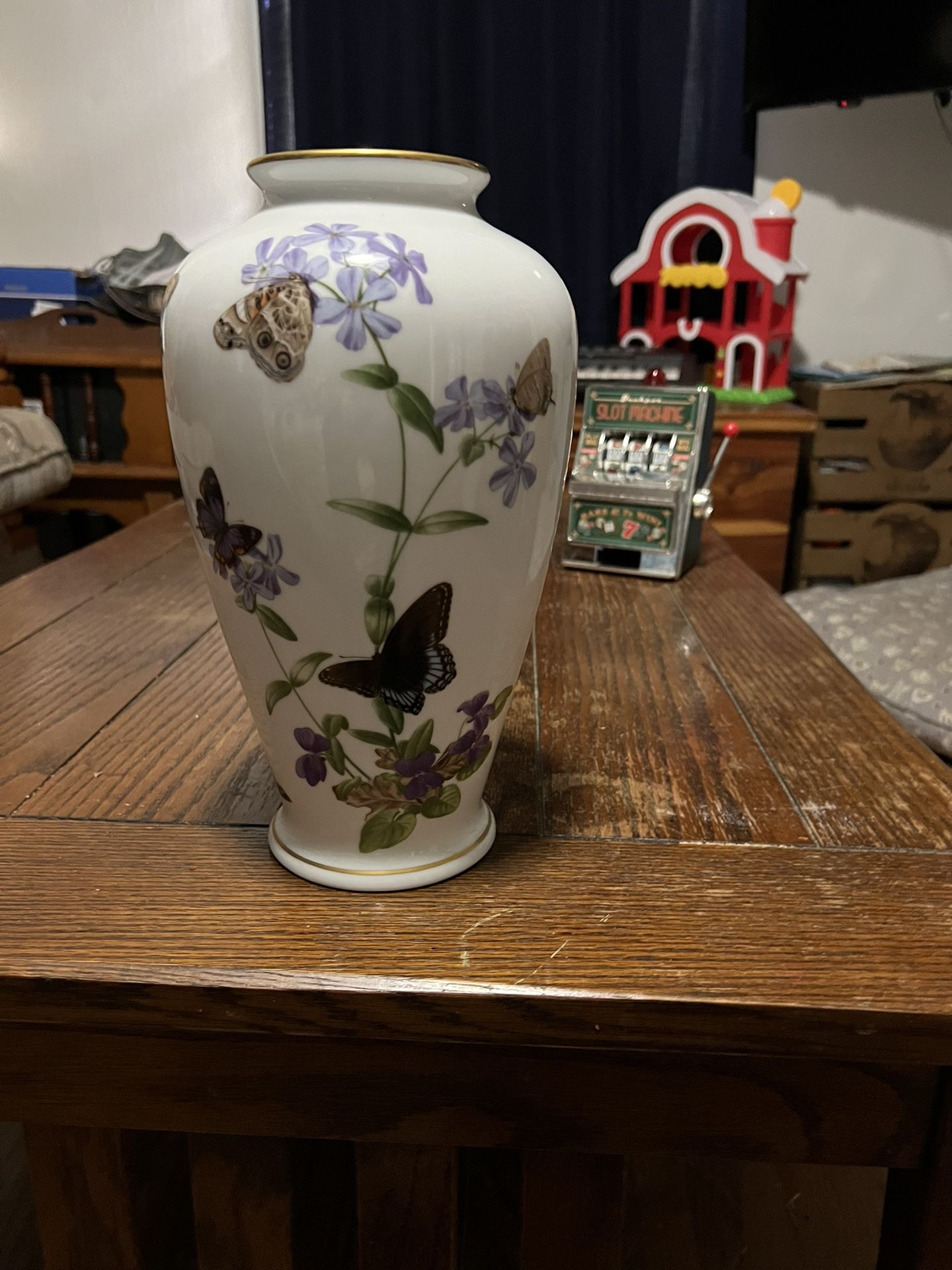 The Meadowland Butterfly Vase PRICE DROP