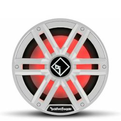 Rockford Fosgate M2D2-10I Color Optix 10" DVC 2-Ohm Infinite Baffle Multicolor LED Lighted Marine Subwoofer - White/Stainless

